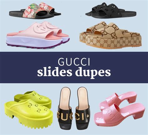 best gucci slide dupes|gucci platform slides dupe.